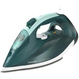 Fier de Calcat Philips DST7031/70, 2800W, 250g/min, 300ml, Talpa SteamGlide Plus, Verde