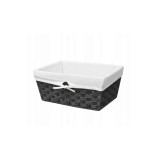 Cos organizator pentru cosmetice, negru, 35x24x16 cm, Sepio