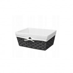 Cos organizator pentru cosmetice, negru, 35x24x16 cm, Sepio