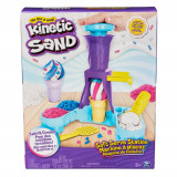 Set de joaca cu nisip, Kinetic Sand, Aparatul de inghetata, 20144685, Kinderkraft