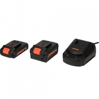 Set 2 acumulatori (4Ah+2Ah) si incarcator pentru gama Sthor 20V