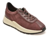 Pantofi sport GEOX visinii, D655JA, din piele intoarsa