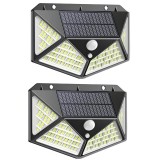 Cumpara ieftin Set Cu 2 Lampi Solare de Calitate Premium APF Led cu Senzor De Miscare/ Iluminare Puternica, Panou Solar si Baterie Reincarcabila