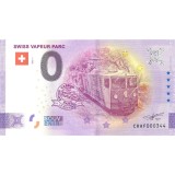 !!! RARR : 0 EURO SOUVENIR - ELVETIA , SWISS VAPEUR PARC = TRENURI IN MINIATURA - 2022.3 - UNC // NU TRIMIT PRIN CURIER