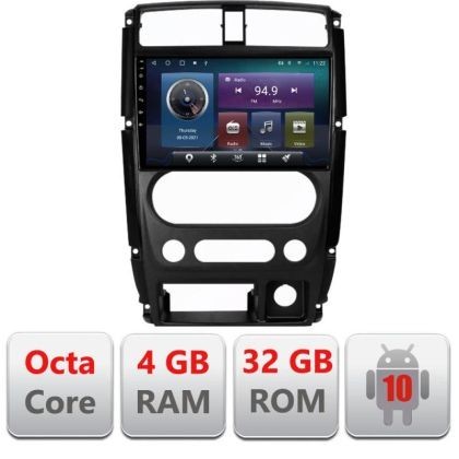 Navigatie Jimny 2007-2016 C-Jimny07 Octa Core cu Android Radio Bluetooth Internet GPS WIFI 4+32GB CarStore Technology
