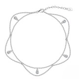 Cumpara ieftin Bratara de glezna argint 925, JW1810, model elegant, placata cu rodiu