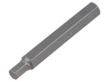 Capăt de şurubelniţă imbus HEX 7mm - Lungime totală 75mm