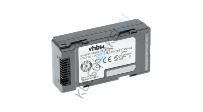 &Icirc;nlocuire baterie tabletă VHBW pentru Panasonic CF-VZSU53, CF-VZSU53W, CF-VZSU53AW - 2900 mAh 7,2 V Li-Ion