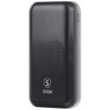 Cumpara ieftin Baterie Externa PowerBank SiGN 30.000 mAh negru