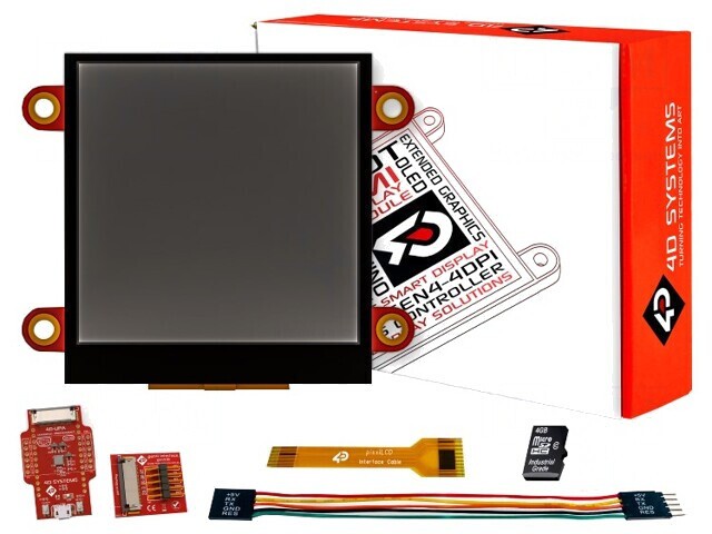 Afişaj TFT 2,5&quot; 240x240 cu Interfaţă GPIO/I2C-Master
