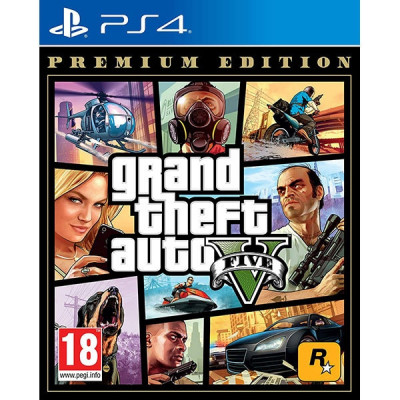 Joc PS4 GTA V 5 Premium Edition Grand Theft Auto 5 Playstation 4 si PS5 colectie foto