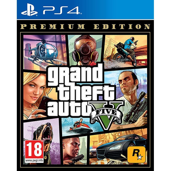 Joc PS4 GTA V 5 Premium Edition Grand Theft Auto 5 Playstation 4 si PS5 colectie