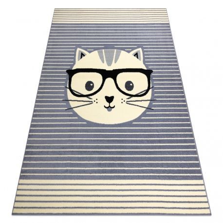 Covor BCF Flash Cat 3999 - Pisică gri, 160x220 cm