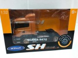 Macheta cap tractor Scania orange r470 scara 1/32