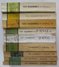 JURNAL , VOLUMELE I - IX de TITU MAIORESCU , 1975 - 1989 foto