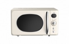 Cuptor cu microunde Zilan ZLN1245 RETRO, Putere 700W, Capacitate 20L, Functie de dezghetare, Afisaj digital, Temporizator