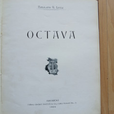 OCTAVA - HARALAMB G. LECCA, SOCECU & CO, ANUL 1904