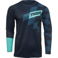 Tricou atv/cross copii Thor Sector Birdrock, culoare bleumarin/menta, marime XL Cod Produs: MX_NEW 29122002PE foto