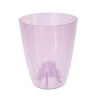 Masca ghiveci orhidee Coubi, rotunda, plastic, violet, D 13 cm
