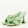 Sandale Dama Verzi cu Toc 10cm Sonia 131, Piele Ecologica, Office/Casual