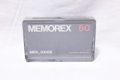 Caseta audio MEMOREX 60 MRX3 Oxide - sigilata