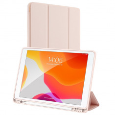 Husa de Protectie Dux Ducis Osom pentru Apple iPad 10.2&amp;quot; (2020)/ iPad 10.2&amp;quot; (2019), Functie Smart Sleep &amp;amp; Pencil Holder, Roz foto