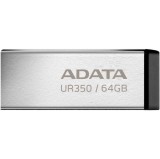 MEMORIE USB 3.2 ADATA 64 GB, carcasa metalica, gri,UR350-64G-RSR/BK