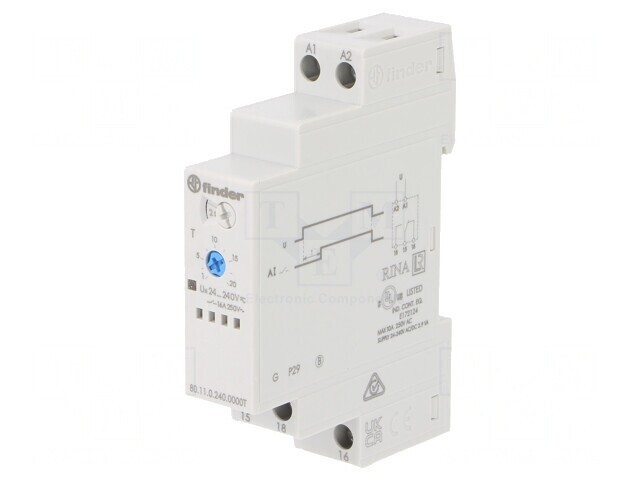 Timer Electronic 0.1s-24h SPDT pentru Șină DIN