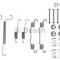 Set accesorii, sabot de frana OPEL ASTRA H (L48) (2004 - 2016) BOSCH 1 987 475 226