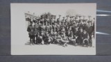 GRUP DE OFITERI ROMANI ,FOTOGRAFIE DE PROMOTIE, PERIOADA INTERBELICA -, Alb-Negru, Romania 1900 - 1950, Militar