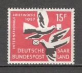 Saarland.1957 Saptamina internationala a scrisorii SS.551
