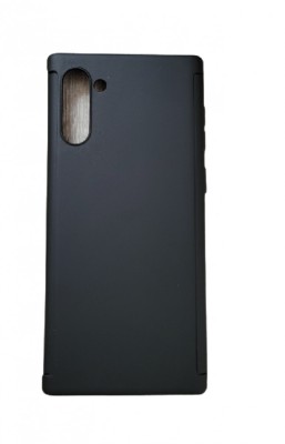 Set husa protectie formata din 3 piese fata spate si folie silicon compatibila cu Samsung Galaxy Note 10 Negru foto