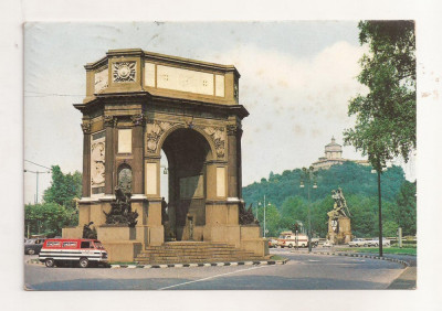 FA57-Carte Postala- ITALIA - Torino, Monumento all&amp;#039;artigliere, circulata 1970 foto