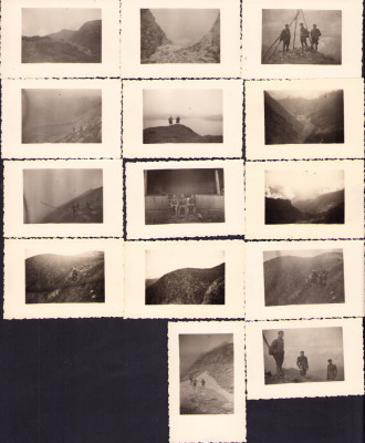 HST M331 Lot 14 poze pe munți Rom&amp;acirc;nia 1938 foto
