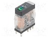 Releu electromagnetic, DPDT, 6V DC, 5A, seria RXG, SCHNEIDER ELECTRIC - RXG21RD