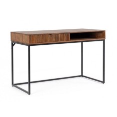 Birou otel negru lemn maro Tadita 120x60x78 cm