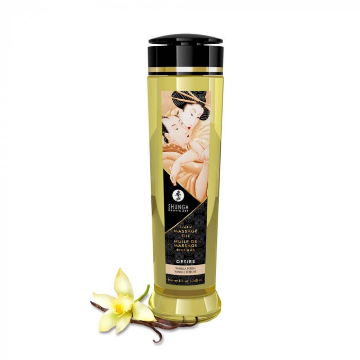 Ulei Pentru Masaj Erotic Vanilla, 240 ml