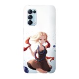 Husa compatibila cu Oppo A55, Viceversa, model Anna Kyoyama Shaman King, Silicon, TPU, Transparent, Carcasa
