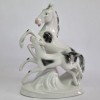 Cal cu manz - Bibelou portelan german DDR vintage - 21 cm