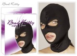 Masca BDSM Bad Kitty 3 Orion, Poliester Negru, Masca Fata