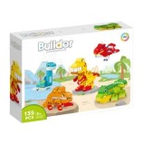 Joc de constructie STEAM - Dinozauri, 135 piese