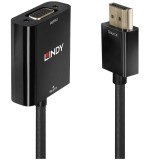 Adaptor HDMI la VGA Lindy LY-38291, 1920x1200, Full HD, Cablu PC, Negru