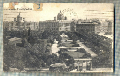 AD 412 C. P. VECHE- WIEN, VOLKSGARTEN -CIRC1921-CATRE MARIA CHEODARU,BUCURESTI foto