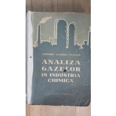 Analiza gazelor in industria chimica- A.N.Blajenova, A.A.Ilinskaia, M.M.Rapoport