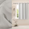 Draperie Fereastră, Model Ecru, Dimensiuni 140x140cm, Inele Metalice, Poliester, Oem