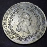 Austria 20 kreuzer 1808 A / Viena argint Francisc l