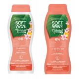 Pachet Sampon 400 ml si Balsam 400 ml Cosmaline Soft Wave, cu ingrediente naturale pentru parul vops