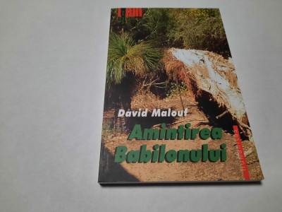 David Malouf - AMINTIREA BABILONULUI RRF15/4 foto