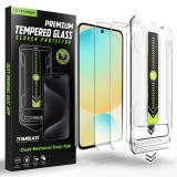 Asteroid GSM - [Fingerprint Unlock Compatible] TitanGlass CrystalHD (2 pack) - Samsung Galaxy S24 FE / A56 5G - Clear