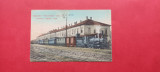 Sibiu Hermannstadt Nagyszeben Gara Railway Station Bahnhof Palyaudvar train, Circulata, Printata